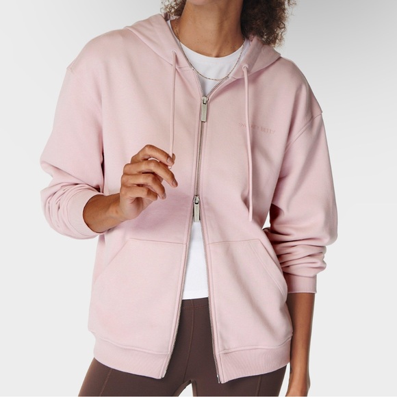 Sweaty Betty Tops - Sweaty Betty Wind Down Zip Up Hoodie